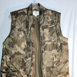 Class Club - Camouflage Sleeveless Quilted Vest Boys 18-20